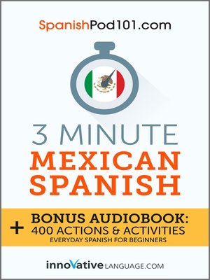 cover image of 3-Minute Mexican Spanish